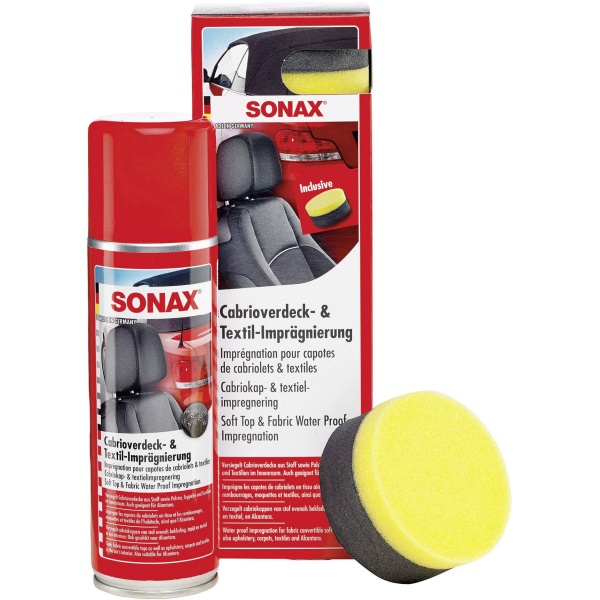 Sonax Kit Spray Solutie Impregnare Textila 300ML + Burete 310200